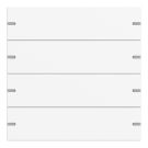 GIRA 5024927 rocker set for touch sensor 4 | 4-way | pure white matt