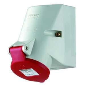 Mennekes 1033 16A 7-pin 1h IP44 HW/VN wall socket