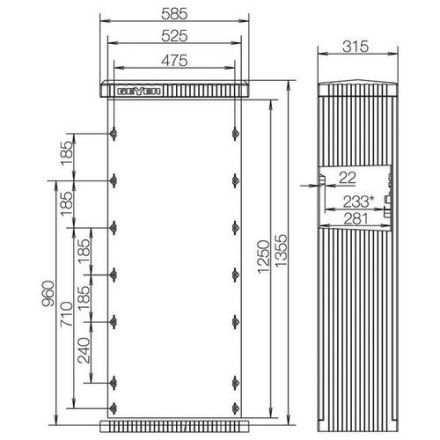 ABN SL130P KVS with mounting plate FB2,BH8