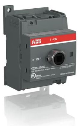 ABB Stotz-Kontakt 1SCA134378R1001 OTDC25US2 2-pole 25A UL DC switch disconnector