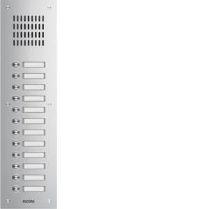 Elcom 1112180 flush-mounted door station TVG-12/1 stainless steel