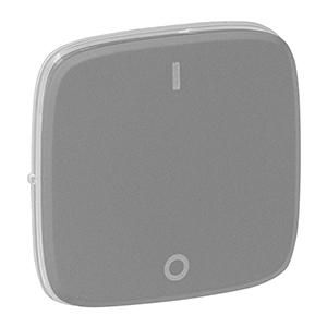 Legrand 755127 rocker switch Valena Allure SWITCH-ON 2POL AL , (aluminium)