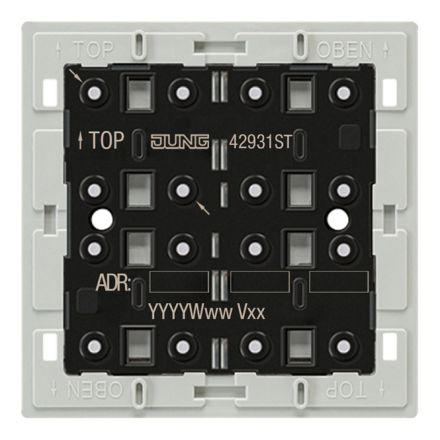 JUNG 42931ST KNX pushbutton sensor F40 | 3-fold, universal, new
