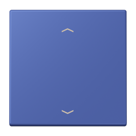 Jung LC101P206 rocker switch, with arrow symbols for 1-way button, LS series, blue outremer 31