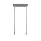 CEAG emergency light 40071350775 pendant set 10m square RAL 9006 LED emergency light