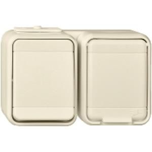 ELSO 458630 combination horizontal AquaTop pearl white