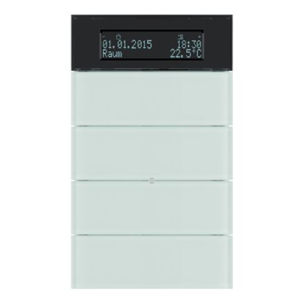 BERKER 75664590 KNX temperature controller B.IQ | 4-fold | glass polar white