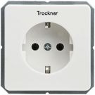 ELSO 205134 socket insert printed dryer 16A pure white