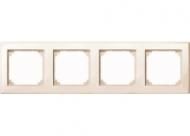 MERTEN 478444 frame 4-way white glossy