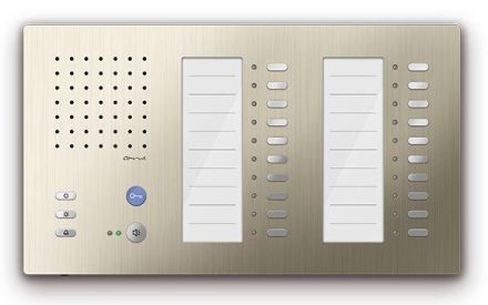 TCS CAI1200-0152 CAI1200 hands-free wall unit champagne Carus Adapto Audio indoor station