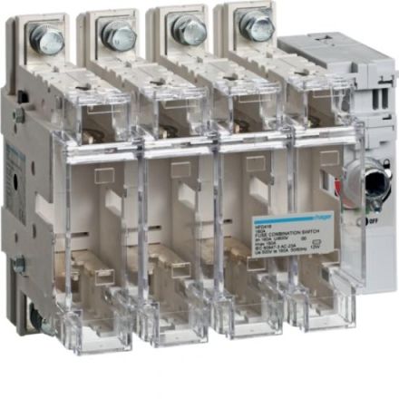 Hager HFD416 switch with fuse 4-pole 160A T00