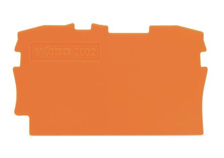 Wago 2002-1292 orange end plate and intermediate plate