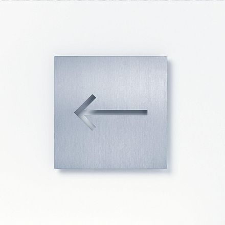 Siedle OSP 0006 orientation sign arrow in stainless steel