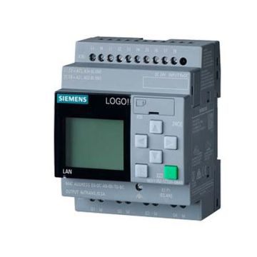 SIEMENS 6ED10521CC080BA2 LOGO! Basic module 24 V | with display, 8 DE (4 AU)/4DA, transistors