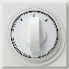 Gira 066666 Cover knob blind switch Gira TX_44 (WG UP) pure white