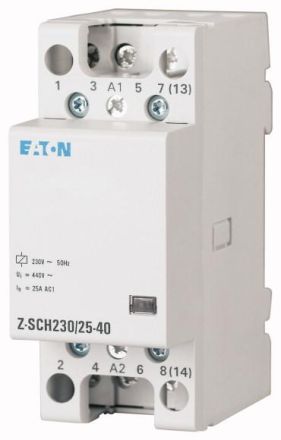 Eaton Z-SCH230/40-31 installation contactor, 230VAC, 3S+1Ö, 40A, 248854