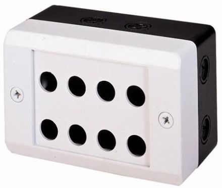 Eaton I8 surface-mounted housing, 8 mounting positions, 046299