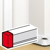 Legrand 075614 end piece 50x145 , (pure white)