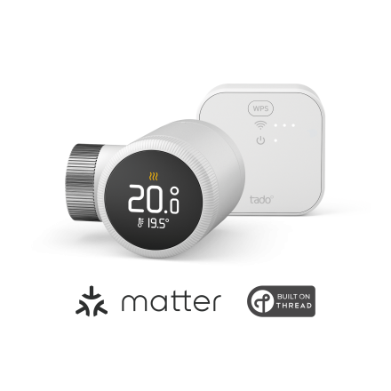 TADO° 105207 Smart Radiator Thermostat X Starter Kit | Starter Kit | white