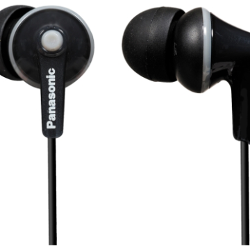 Panasonic RP-HJE125E black in-ear headphones
