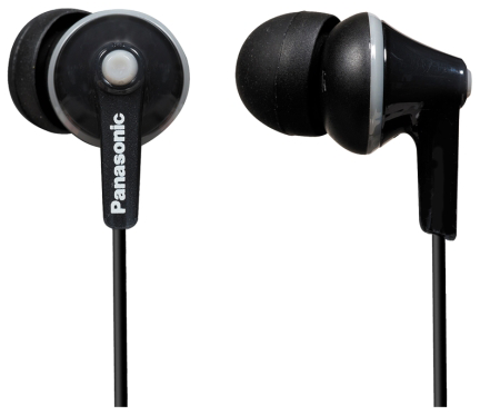 Panasonic RP-HJE125E black in-ear headphones