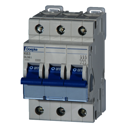 Doepke 09916651 DLS6I K10A 3-pole 10KA circuit breaker