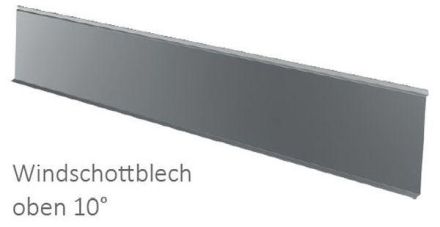 SL Rack 21202-2280 Wind deflector plate top 10° flat roof system