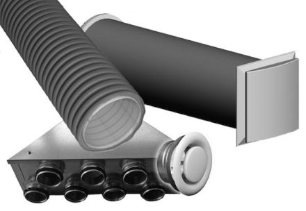 Glen Dimplex 371630 DFP DZA 160 decentralized supply air package plastic-flex