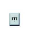 PROTEC.class 05300528 Multimedia accessories Telephone socket AP 2x6/6NF/F rw PTAE