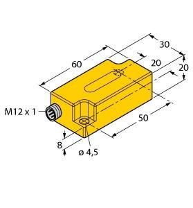 Turck 1534007 B2N45H-Q20L60-2LU3-H1151 inclination sensor