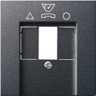 Gira 026028 Cover for TDO System 55 Anthracite