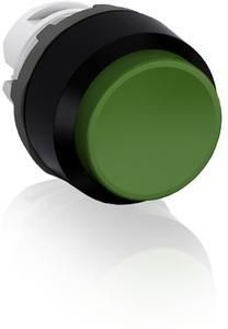ABB Stotz-Kontakt MP3-10G, push button actuator green, high-momentary, front ring plastic black, 1SFA611102R1002