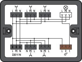 Wago 899-631/304-000 Distribution box