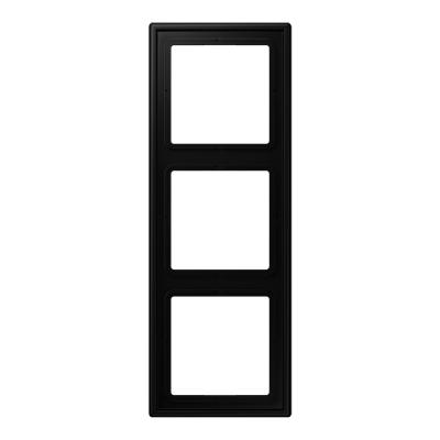 Jung LS983SWM frame 3-way, vertical and horizontal mounting, LS 990, graphite black matt
