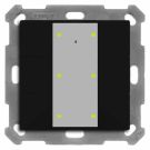 MDT RF-TA55A606.01 KNX-RF push button sensor | 6-way | matt black