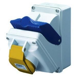 Gewiss GW66402 vertical housing 16A/4 pin 110V IP44 socket