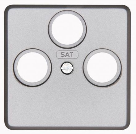 Kopp 357820009 antenna socket TV/RF/SAT HK02 steel cover