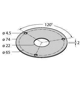 Turck 1590939 SP2-QR24 shielding plate