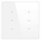 BESKNX PL216100 KNX push button sensor Cubik-SQ design | 6-way | white