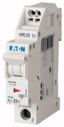 Eaton PLI-B1/1 circuit breaker, 1A, 1p, B-Char , 171232