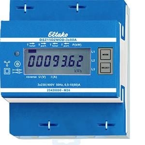 Eltako 28380516 DSZ15DZMOD-3x80A MID bidirectional three-phase meter