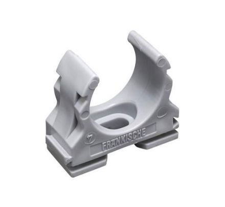 Fränkische Rohrwerke 22573040 clipfix-UV 40 grey clamp