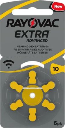 Hückmann 105210 Rayovac 10AE (PK=6pcs.) hearing aid battery