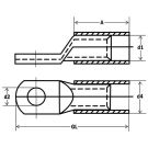 HAUPA 290876 tubular cable lug 120qmm M14 multi-wire