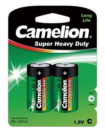 Hückmann 114694 R14 Zinc-Carbon Baby (PK=2pcs.) Battery