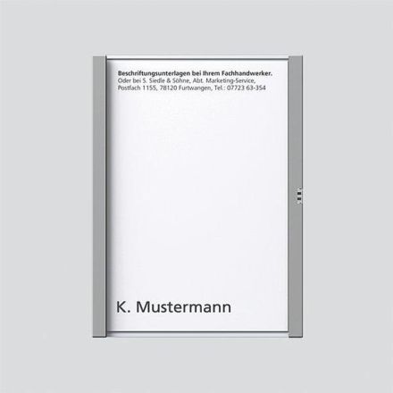 Siedle 200029036-00 Nameplate 29036 cpl. for TM611-1TM