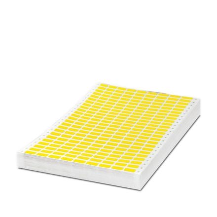 Phoenix Contact 5031692 BMKD 20X 8 YE yellow unlabeled label sheet