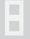 EFAPEL DOUBLE FRAME MATTE WHITE