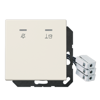 Jung LSCUKO5M24 hotel cover with LED unit 24 V, outdoor unit, LS series, white