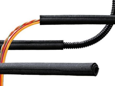 Fränkische Rohrwerke 4851901305 WPET-SC13B.50 black self-closing fabric hose